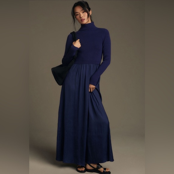 Anthropologie The Thea Twofer Sweater Dress. - Picture 3 of 13